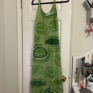 House of Sunny Green Knit Top